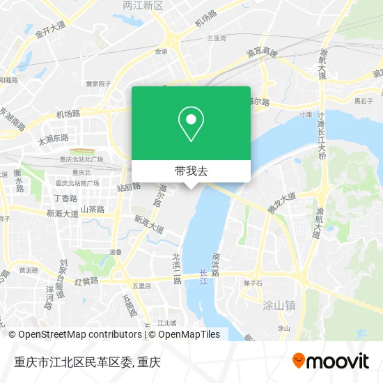 重庆市江北区民革区委地图