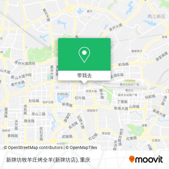 新牌坊牧羊庄烤全羊(新牌坊店)地图