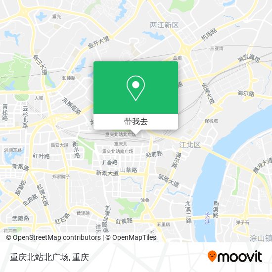 重庆北站北广场地图