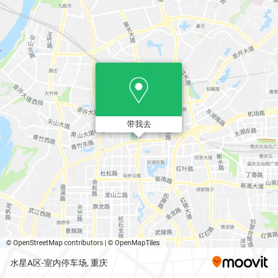 水星A区-室内停车场地图