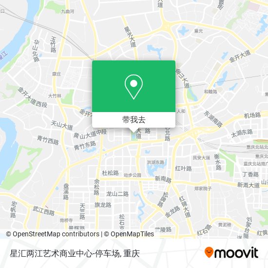 星汇两江艺术商业中心-停车场地图