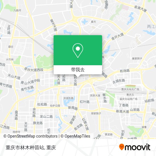 重庆市林木种苗站地图
