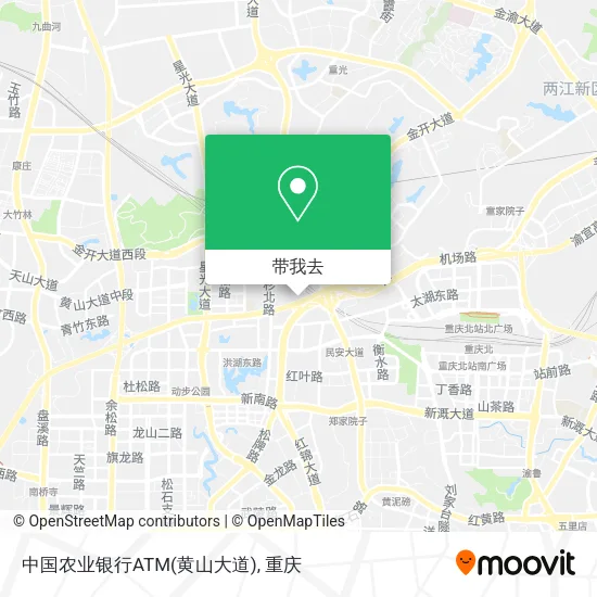 中国农业银行ATM(黄山大道)地图