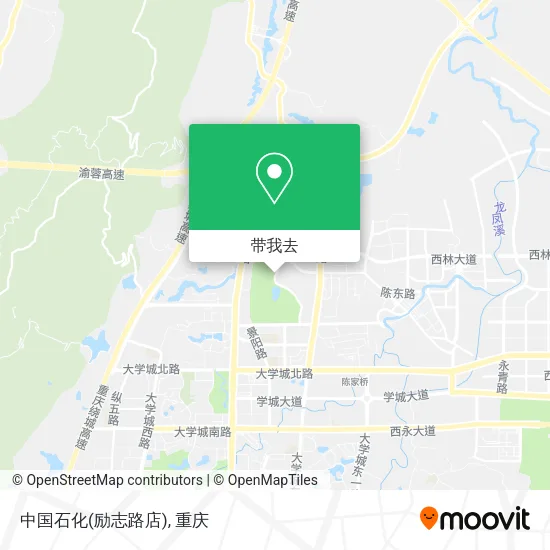 中国石化(励志路店)地图