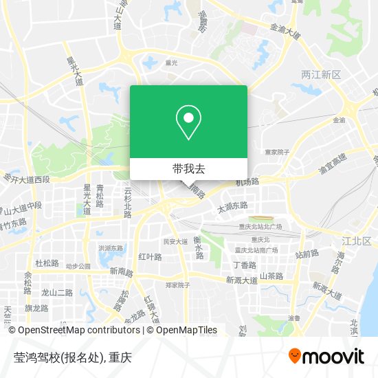 莹鸿驾校(报名处)地图