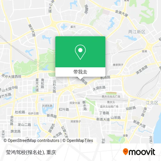 莹鸿驾校(报名处)地图