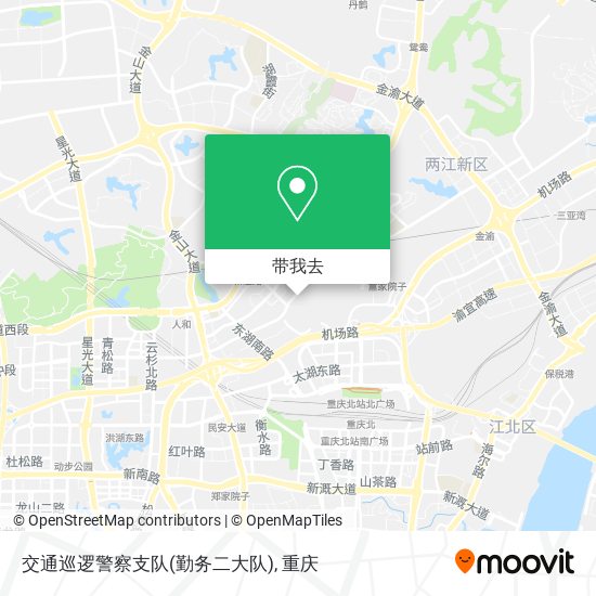 交通巡逻警察支队(勤务二大队)地图