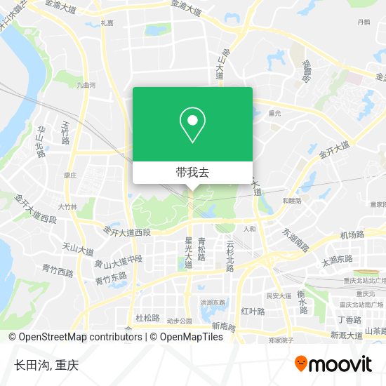 长田沟地图