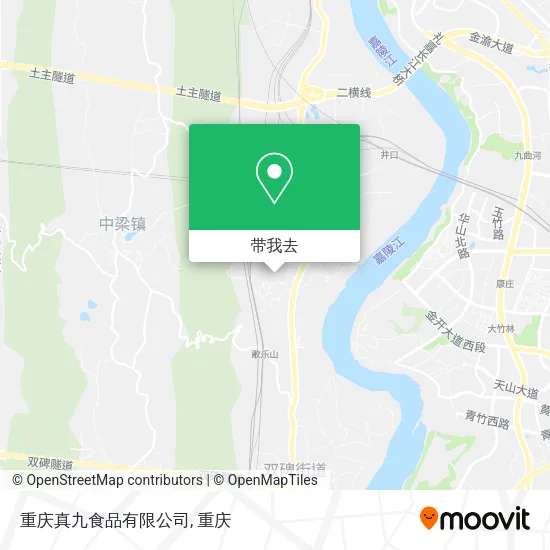 重庆真九食品有限公司地图