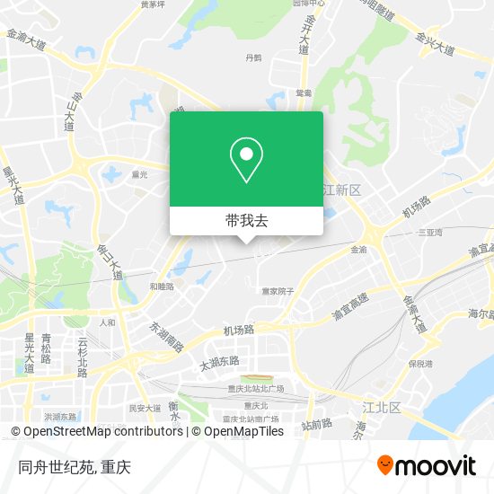 同舟世纪苑地图