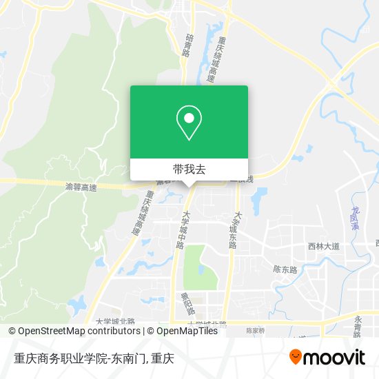 重庆商务职业学院-东南门地图