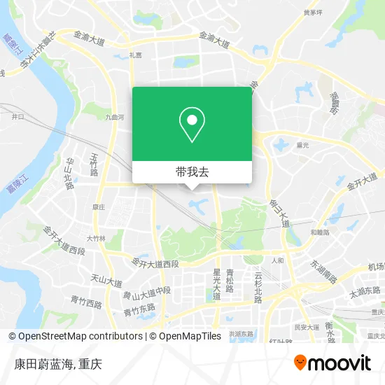 康田蔚蓝海地图