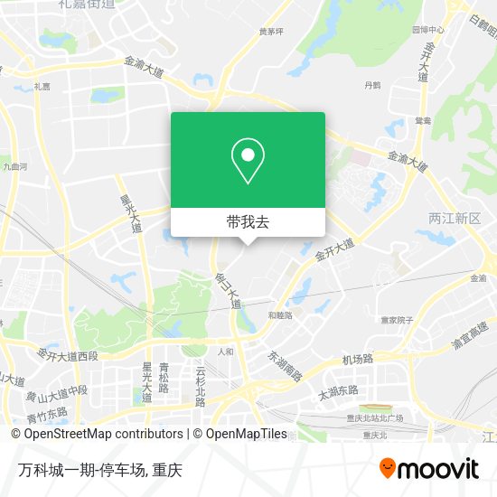 万科城一期-停车场地图