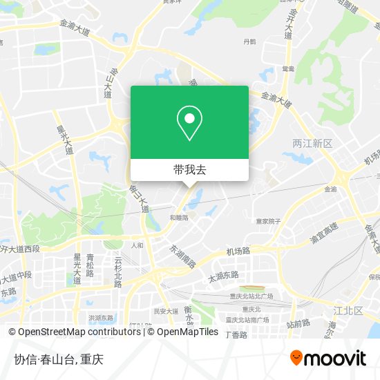 协信·春山台地图
