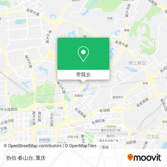 协信·春山台地图