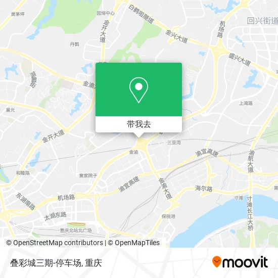 叠彩城三期-停车场地图