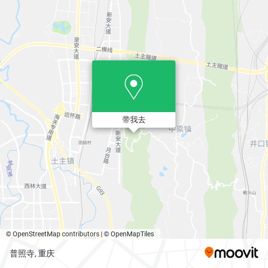 普照寺地图