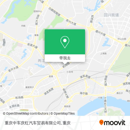 重庆中车庆红汽车贸易有限公司地图