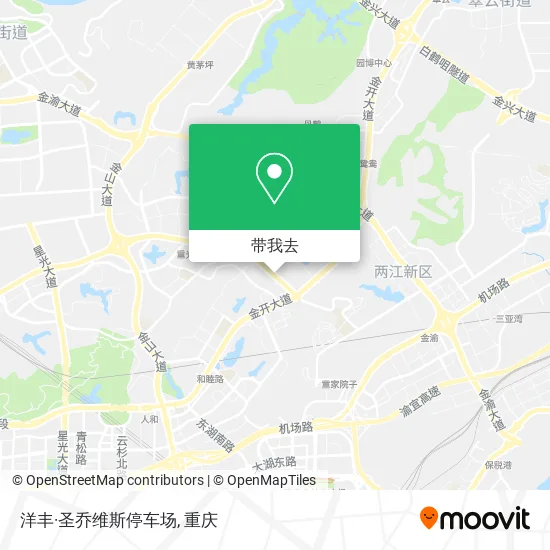 洋丰·圣乔维斯停车场地图