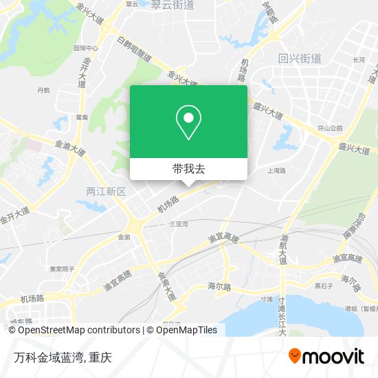 万科金域蓝湾地图