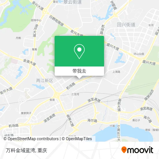 万科金域蓝湾地图