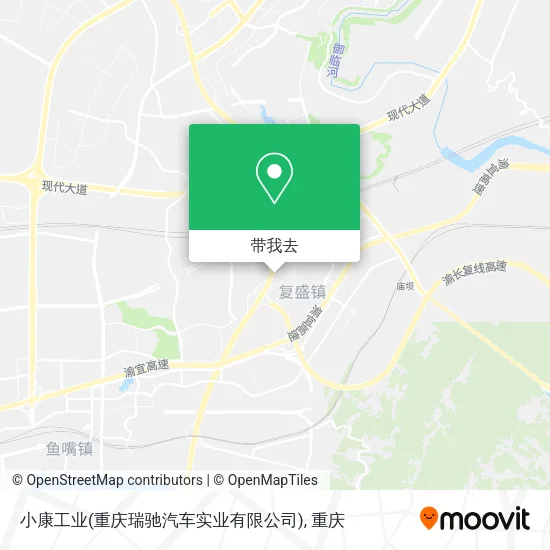 小康工业(重庆瑞驰汽车实业有限公司)地图