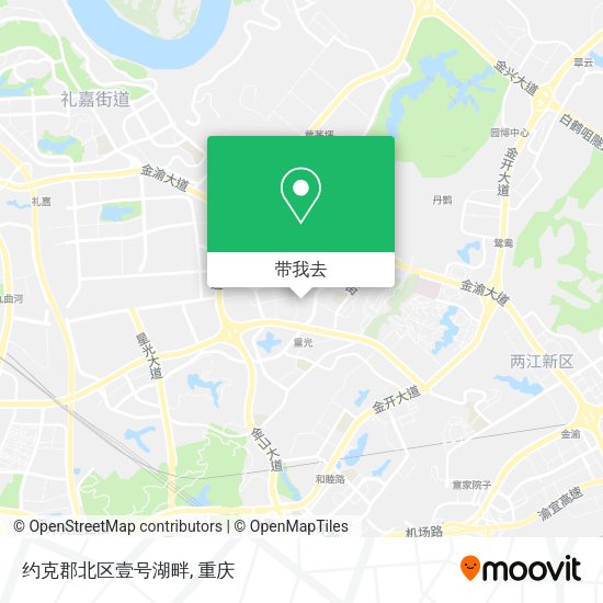 约克郡北区壹号湖畔地图