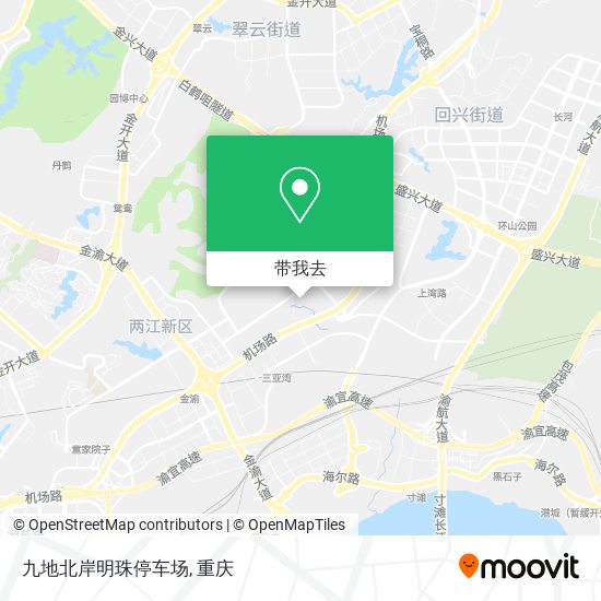 九地北岸明珠停车场地图