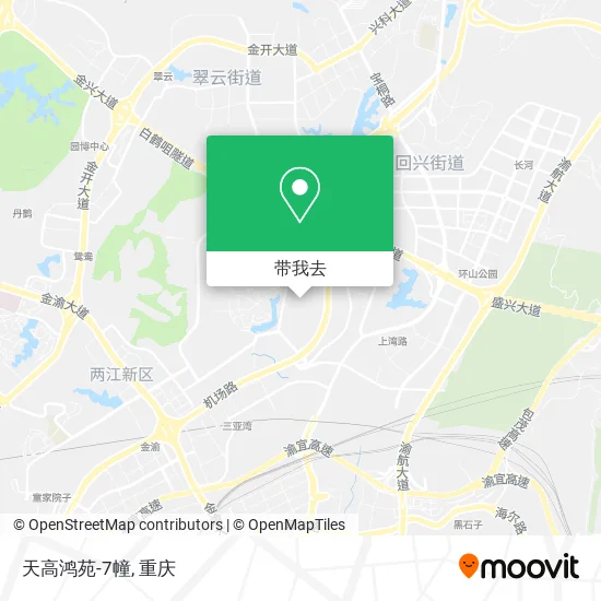天高鸿苑-7幢地图