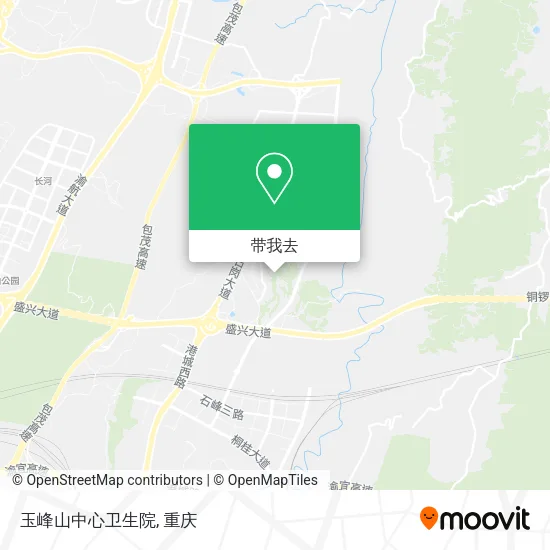 玉峰山中心卫生院地图