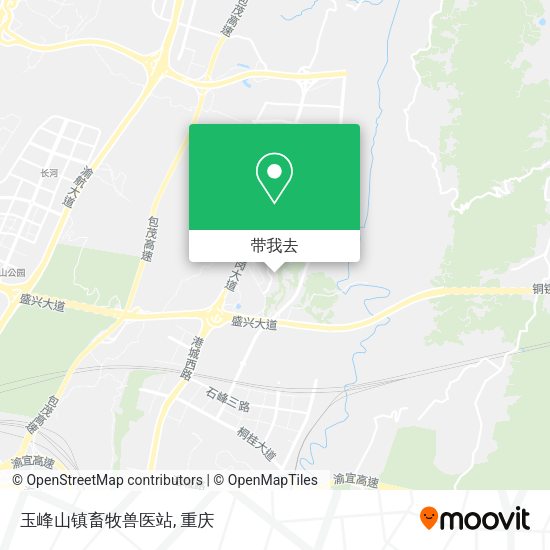 玉峰山镇畜牧兽医站地图