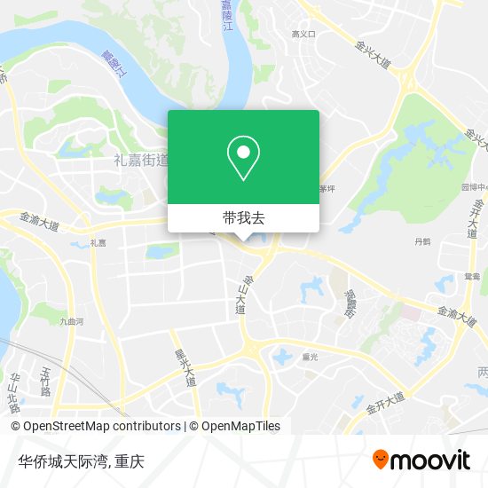 华侨城天际湾地图