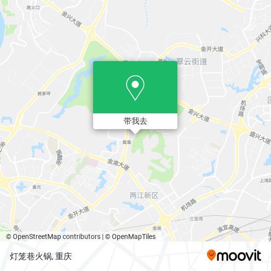 灯笼巷火锅地图