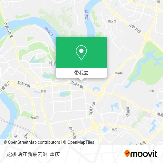 龙湖·两江新宸云洲地图