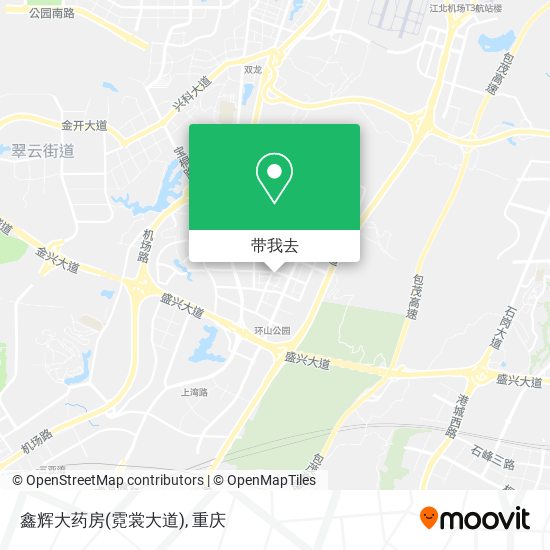 鑫辉大药房(霓裳大道)地图