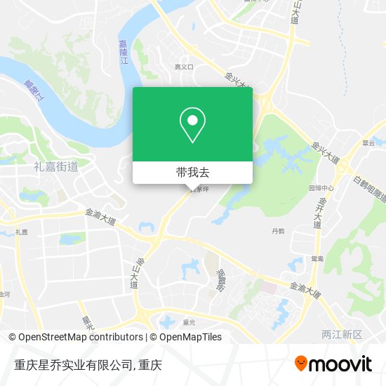 重庆星乔实业有限公司地图