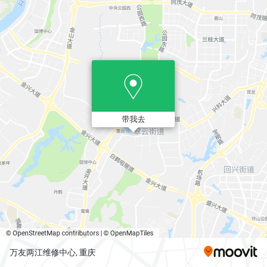 万友两江维修中心地图