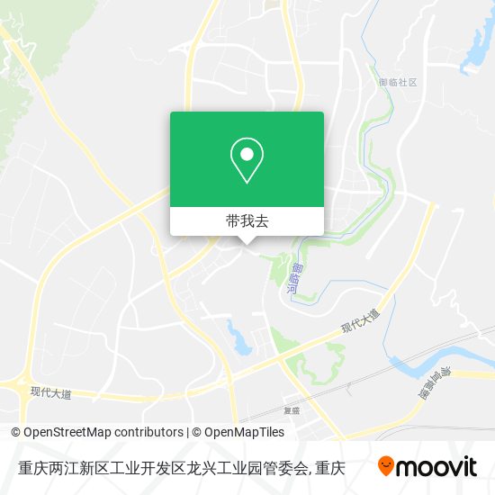 重庆两江新区工业开发区龙兴工业园管委会地图