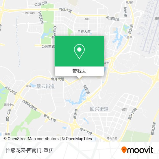 怡馨花园-西南门地图