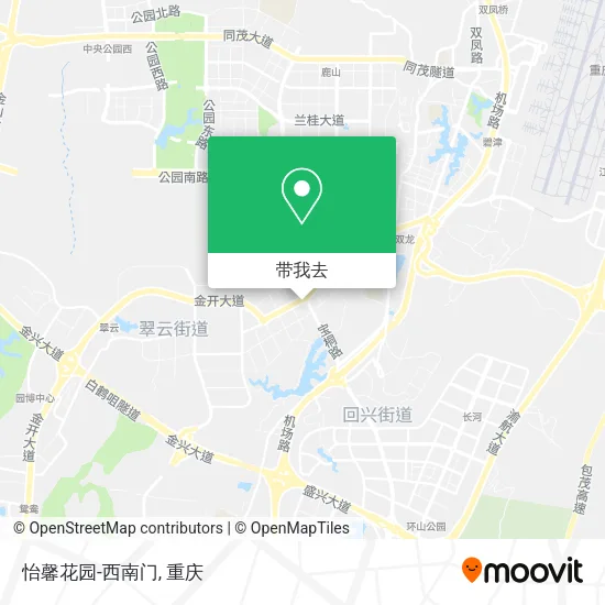 怡馨花园-西南门地图