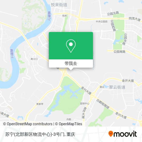 苏宁(北部新区物流中心)-3号门地图
