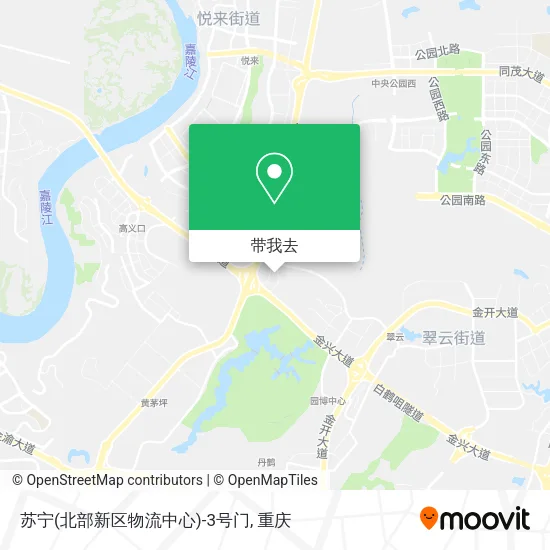 苏宁(北部新区物流中心)-3号门地图