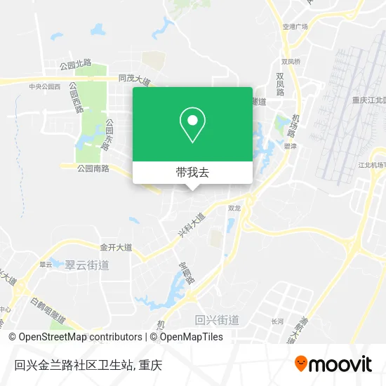 回兴金兰路社区卫生站地图