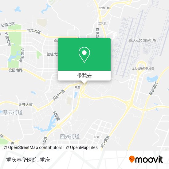 重庆春华医院地图