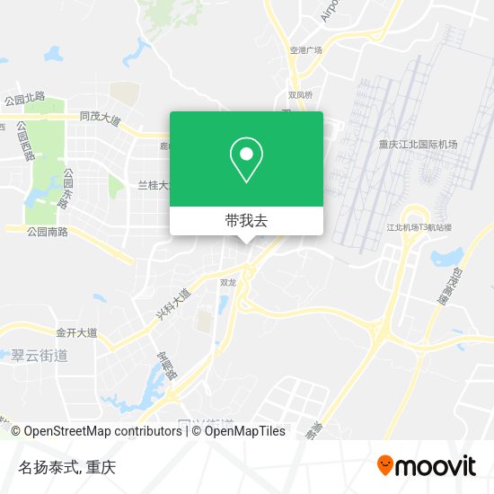 名扬泰式地图