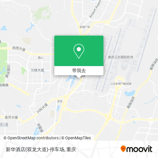 新华酒店(双龙大道)-停车场地图