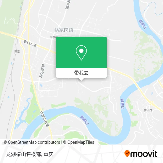 龙湖椿山售楼部地图