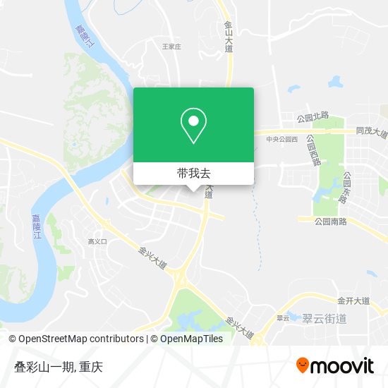 叠彩山一期地图