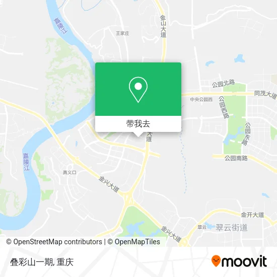 叠彩山一期地图