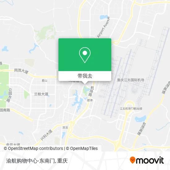 渝航购物中心-东南门地图